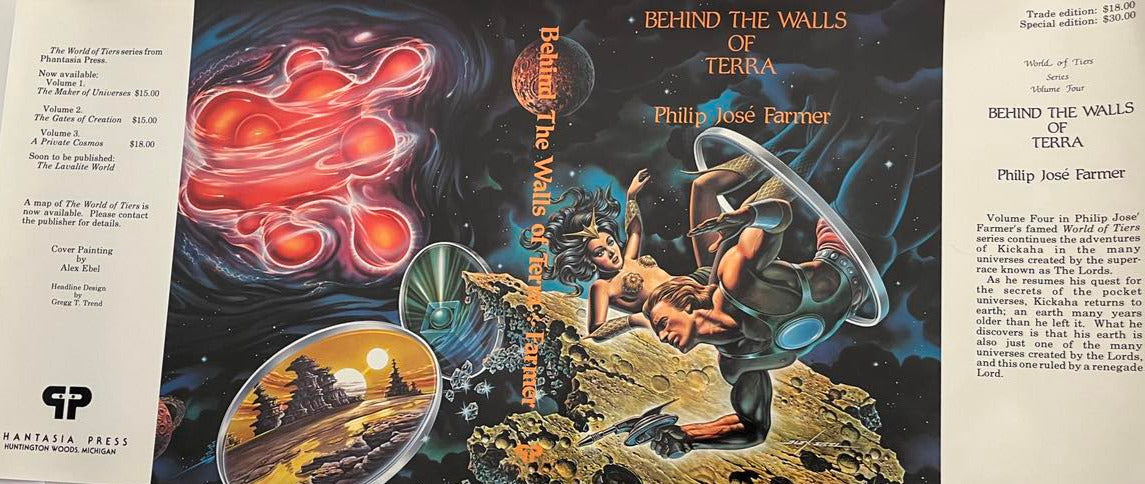 Behind the Walls of Terra by Philip José Farmer - dust jacket only