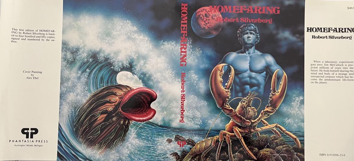 Homefaring by Robert Silverberg- dust jacket only