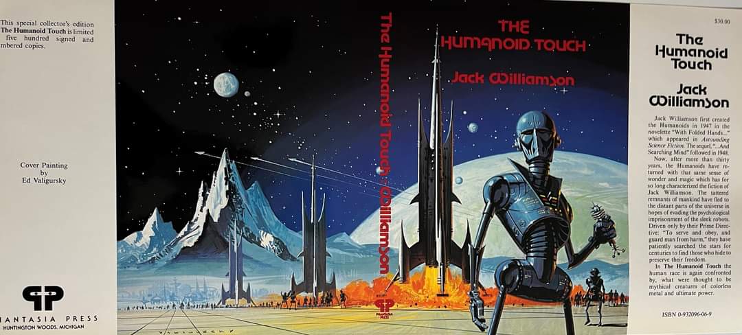 The Humanoid Touch by Jack Williamson - dust jacket only