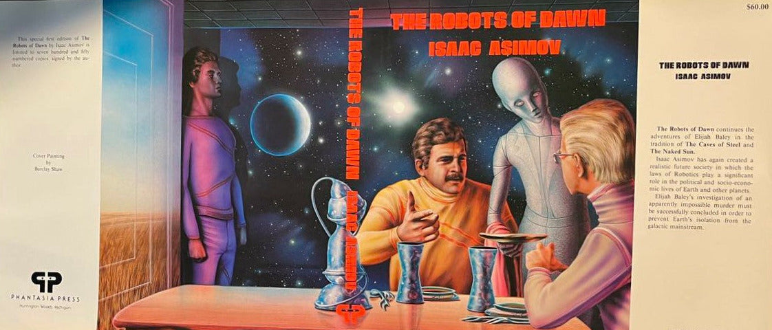 Robots of Dawn by Isaac Asimov - dust jacket only: 2 variants