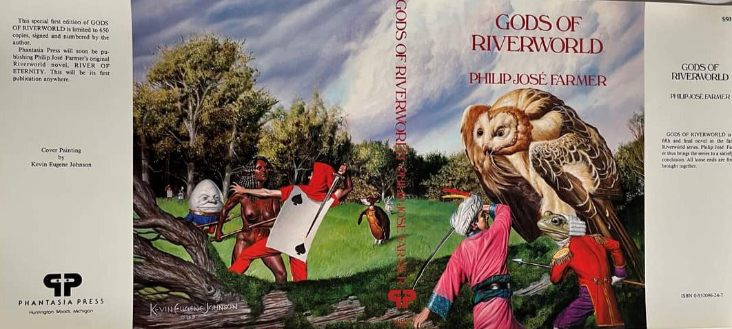 Gods of the Riverworld by Philip José Farmer - dust jacket only