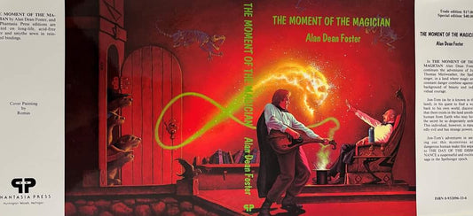 Moment of the Magician by Alan Dean Foster - dust jacket only