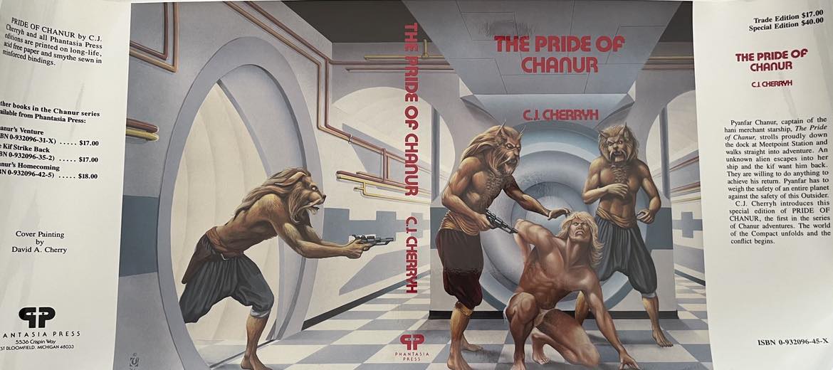 The Pride of Chanur by C. J. Cherryh - dust jacket only