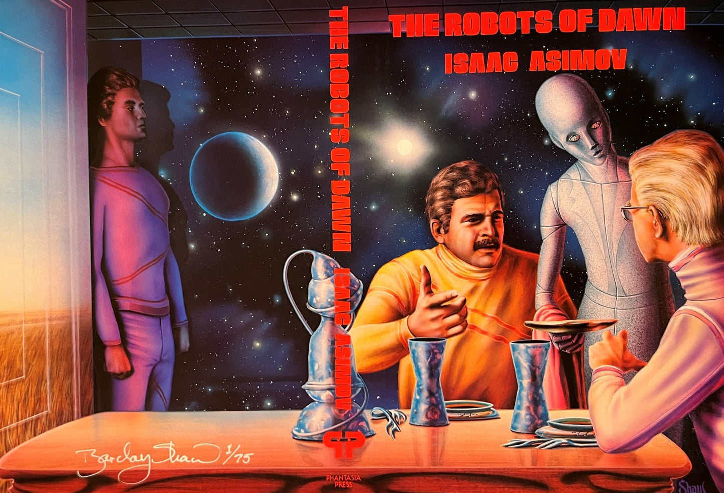 Robots of Dawn by Isaac Asimov - dust jacket only: 2 variants